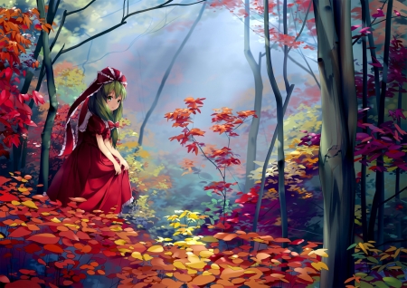 Touhou - girl, anime, art, touhou