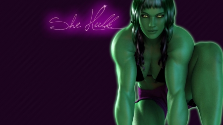 She Hulk - Female, People, Green, Steampunk, She, Hulk, Models