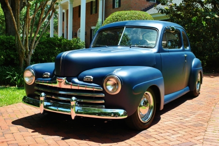 1946 Ford Deluxe Coupe - deluxe, coupe, car, old-timer, ford