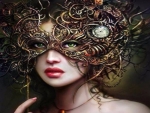 Steampunk Mask Woman