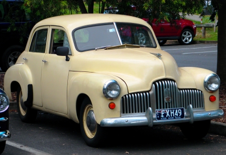 fx holden - holden, australian, sedan, grass