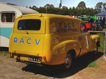 fj holden panelvan - holden, australian, car, panelvan