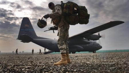 C-130 Hercules Drop - US Army, Kevin Pora, Airborne, USMC