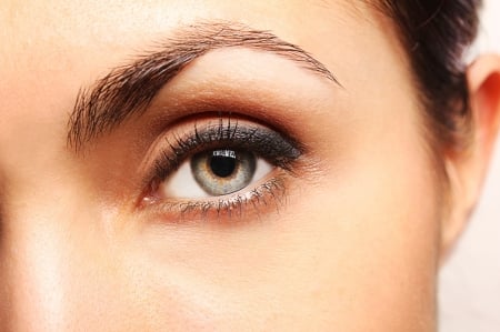 Eye - woman, close up, eyebrow, eyelash