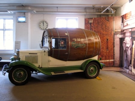 beer barrel truck - barrel, custom, beer, truck