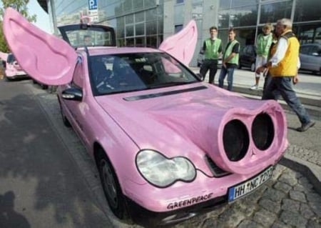 When Pigs Fly - Cars, Ford, Pink, Fly