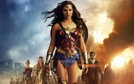 Wonder Woman - comics, fantasy, poster, girl, movie, Gal Gadot, wonder woman, actress