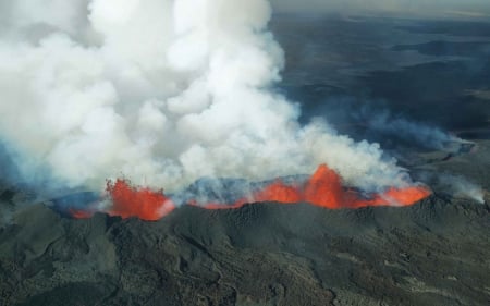 Iceland Stratovolcano Lava - Mountains, Iceland, Volcanoes, Nature, Lava