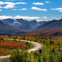 Landscape of Alaska's Denali National Park