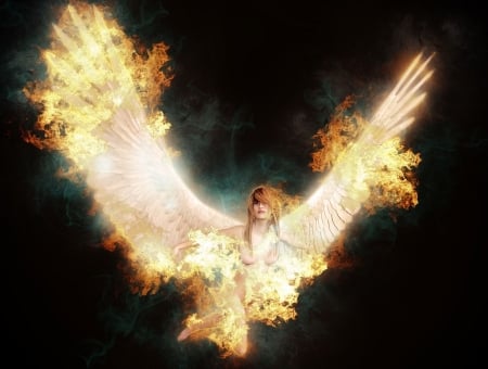 â€¢áƒ¦âœ¿áƒ¦â€¢ - art, digital, fantasy, angel