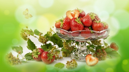 Still Life - Still Life, Fruits, Spring, Strawberries, Mood