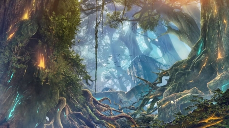 Anime background  Anime scenery, Scenery, Forest art