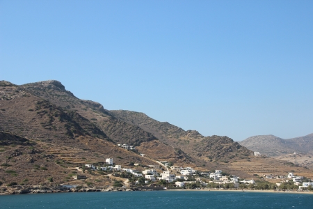 Naxos - blue skies, beauty, mountains, blue seas