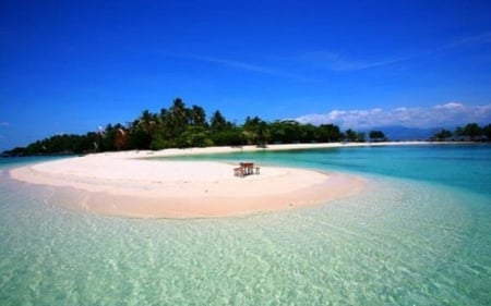 beach for two - sea, nature, beach, two