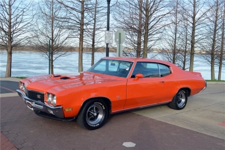 1972 Buick GS 455 2-Door Coupe - buick, gs, coupe, muscle, car, red, old-timer, 2-door, 455