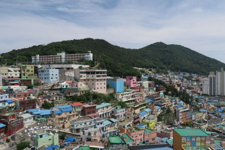 Gamcheondong Culture Village - house, colorful, South Korea, painted village, Busan