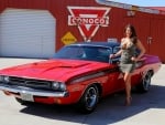 1971 Dodge Challenger R/T 383 and Girl