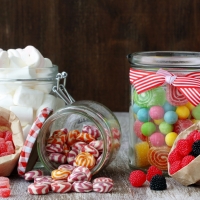 Jars of candy