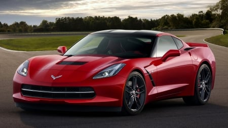 2014 Chevrolet Corvette Stingray Coupe - sports, chevrolet, coupe, car, red, stingray, corvette