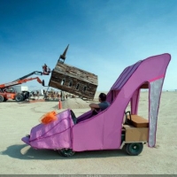 Pink Heels Car And Church