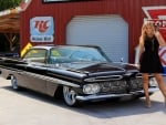 1959 Chevy Impala 348 3 Deuces and Girl