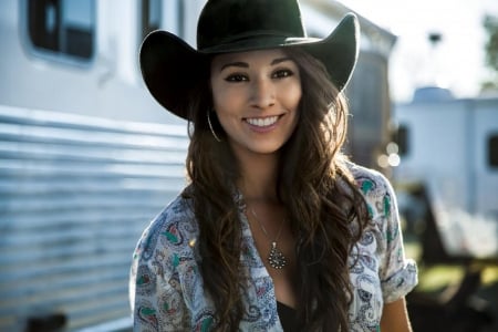 Happy Day . . - women, style, fun, girls, female, cowgirl, hats, outdoors, rodeo, western, brunettes, ranch