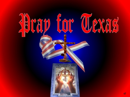 Pray for Texas - fractal, abstract, collage, 3d, eye candy