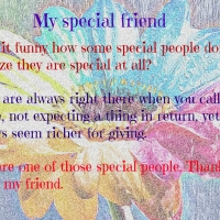MY SPECIAL FRIEND