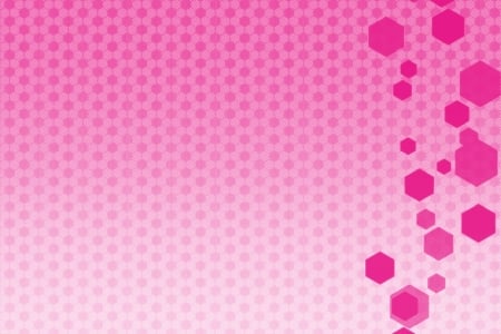 Molecules & Hexagons - Pattern, Photoshop, Molecules, Pink, Hexagons, Magenta, Abstract