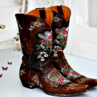 Butterfly Cowgirl Boots