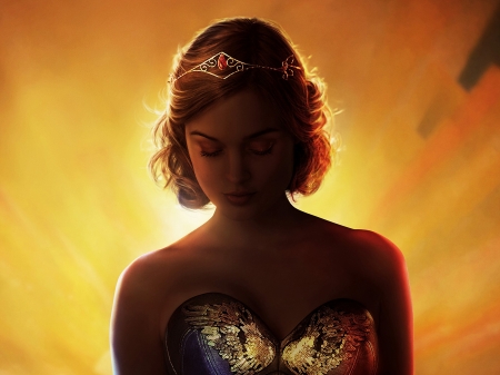 Professor Marsten and the Wonder Woman - Bella Heathcote, poster, professor marston and the wonder woman, girl, movie, orange, jewel, actress