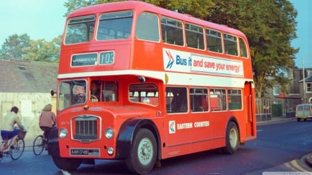 london double decker bus