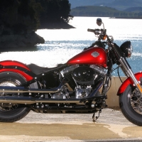 Harley Davidson and the Lake