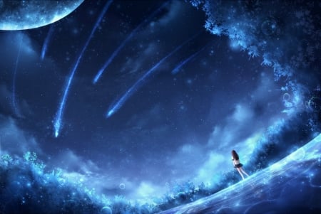 Falling stars - Other & Anime Background Wallpapers on Desktop Nexus ...