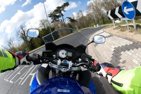 Spartan Motorcycle Couriers - courier, biker, motorbike riding, motorcycle, motorbike on road