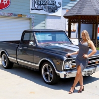 1968 Chevy C10 350 and Girl