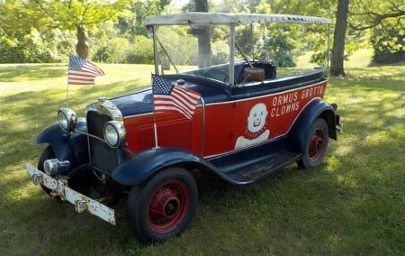 1931 Ford Model A Clown Car - car, old-timer, ford, clown, model a