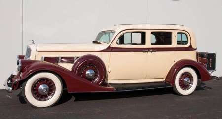 1935 Pierce-Arrow 845 Sedan - Car, 845, Sedan, Pierce-Arrow, Old-Timer