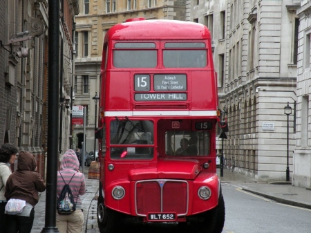 london double decker bus - bus, decker, double, london