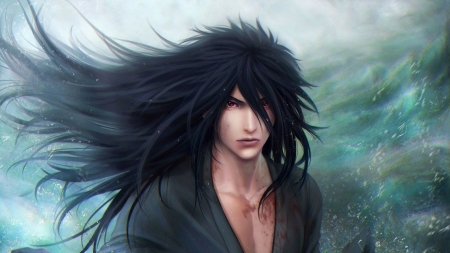 Handsome Warrior - Warrior, Hair, Anime, Sky