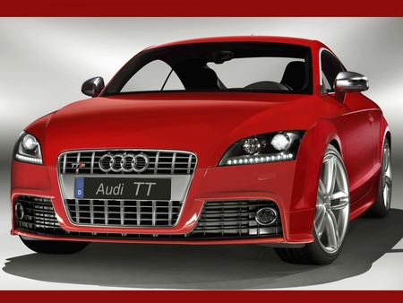 Audi TT - red, germany, audi, druffix, tt, cars