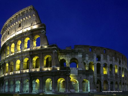 Coliseum - italy, rome, roma, colosseum