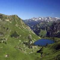 Allgaeu Mountains and Lake