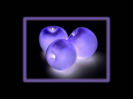 purple apples