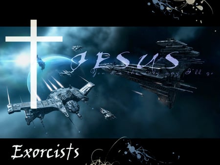 Exorcis†s - space, exorcists, jesus, catolic, sci-fi, cross, future