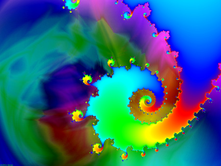 cool colors - fractal, abstract, cool, druffix, artwork, colors