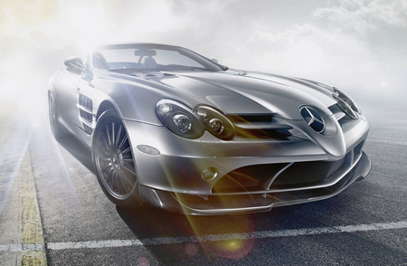 Mercedes Benz SLR - mercedes benz, mercedes-benz slr mclaren, slr, mclaren, roadster