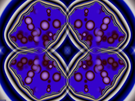 psycho style - abstract, trippy, blue, druffix, 2008, computer-art, chaos, style, psycho, mind