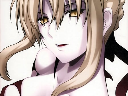 Shy Eyez Saber - saber, anime girl, gothic, fate stay night, other