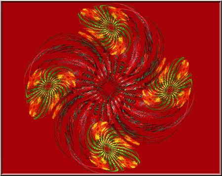 Red - red, fractal